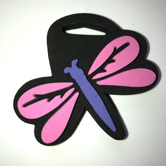 CHUNKY Foam Rubber Stamps, Great for KIDS! Floral, Dragonfly, Leaf Set of 7 NEW! - Picture 2 of 9